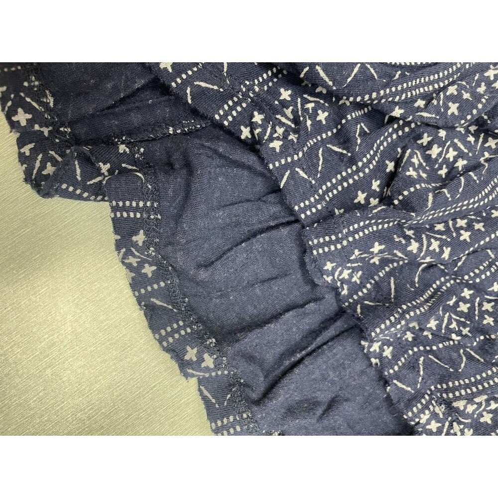 FREE PEOPLE Indigo Tank Mini Dress Blue Boarderline Tunic Size Medium - Picture 15 of 16